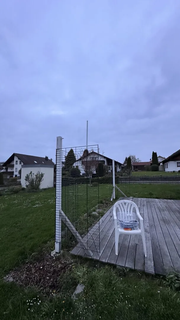 ADS-B Antenne temporär draußen montiert
