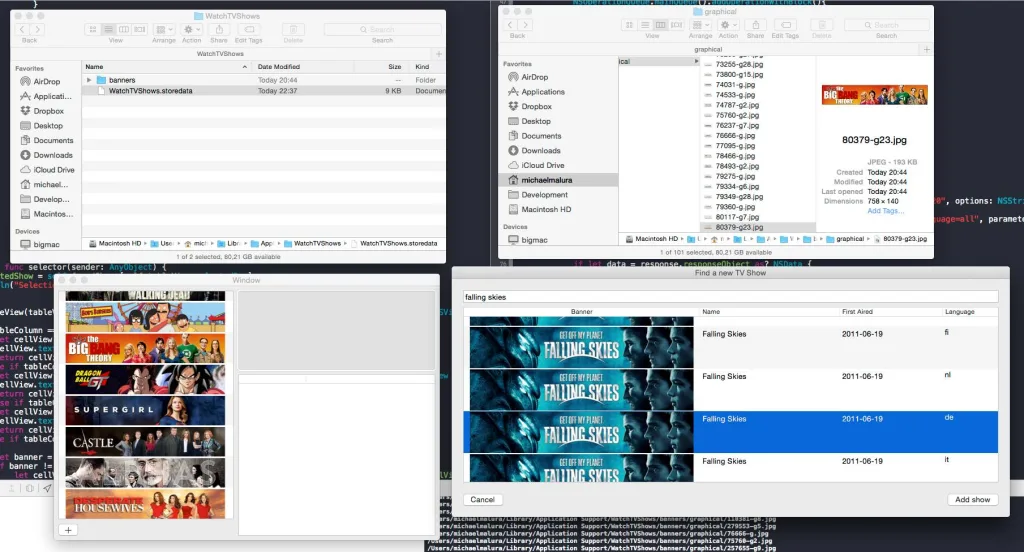 Watchlist osx prototype