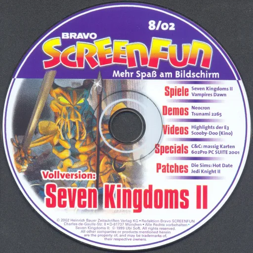 Bravo Screenfun 08/02