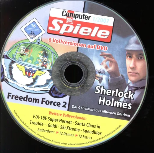 Computer Bild Spiele 01/07 Silber Silber