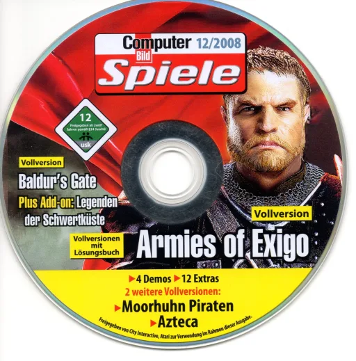 Computer Bild Spiele 12/08 Silber Silber