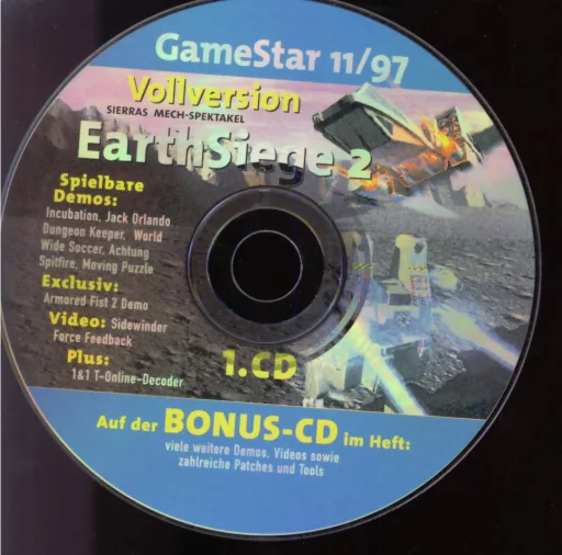 GameStar 11/97 1. CD 1. CD