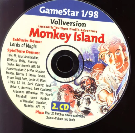 GameStar 01/98 2. CD 2. CD