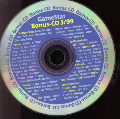 GameStar 03/99 Bonus Bonus