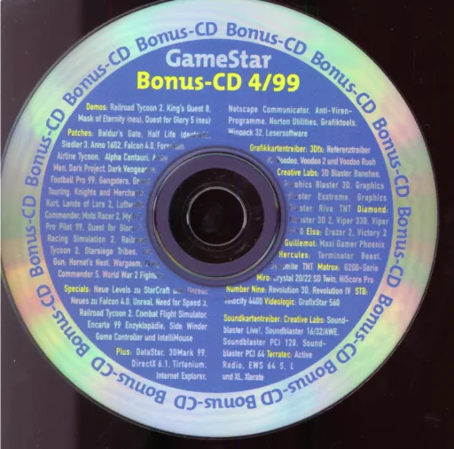 GameStar 04/99 Bonus Bonus