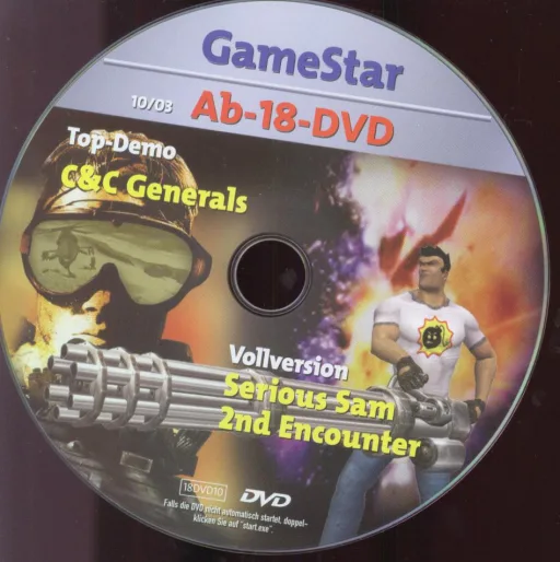 GameStar 10/03 Ab 18 DVD Ab 18