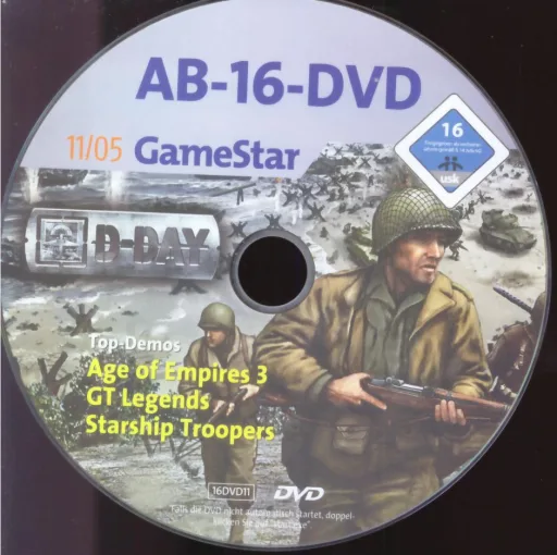 GameStar 11/05 Ab 16 DVD Ab 16
