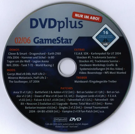 GameStar 02/06 Abo DVD Abo