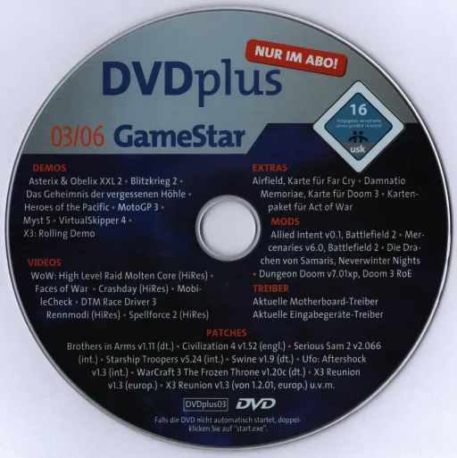 GameStar 03/06 Abo DVD Abo