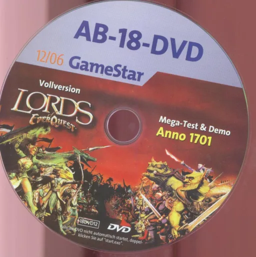 GameStar 12/06 Ab 18 DVD Ab 18
