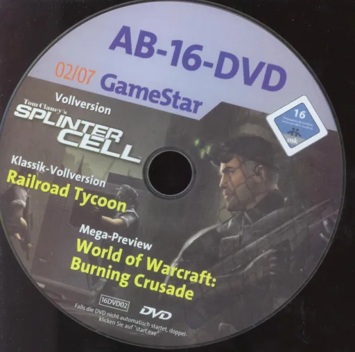 GameStar 02/07 Ab 16 DVD Ab 16