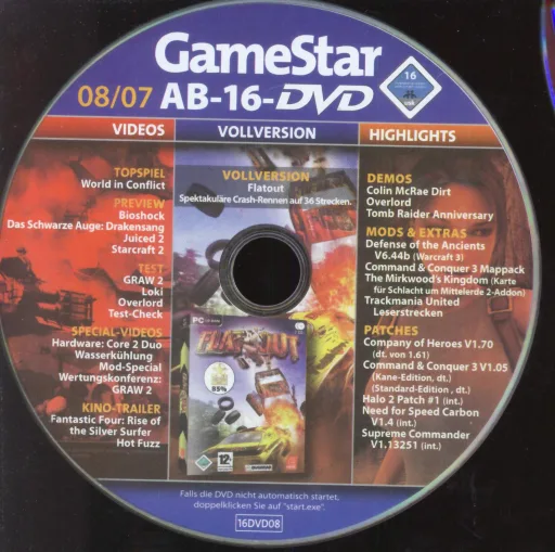GameStar 08/07 Ab 16 DVD Ab 16