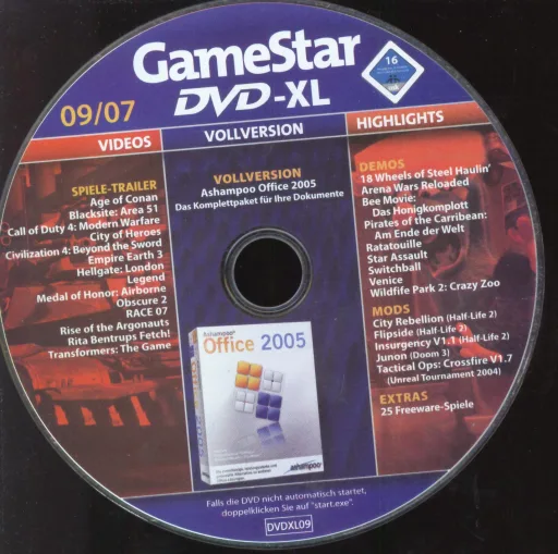 GameStar 09/07 XL XL