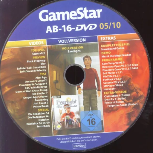 GameStar 05/10 Ab 16 DVD Ab 16