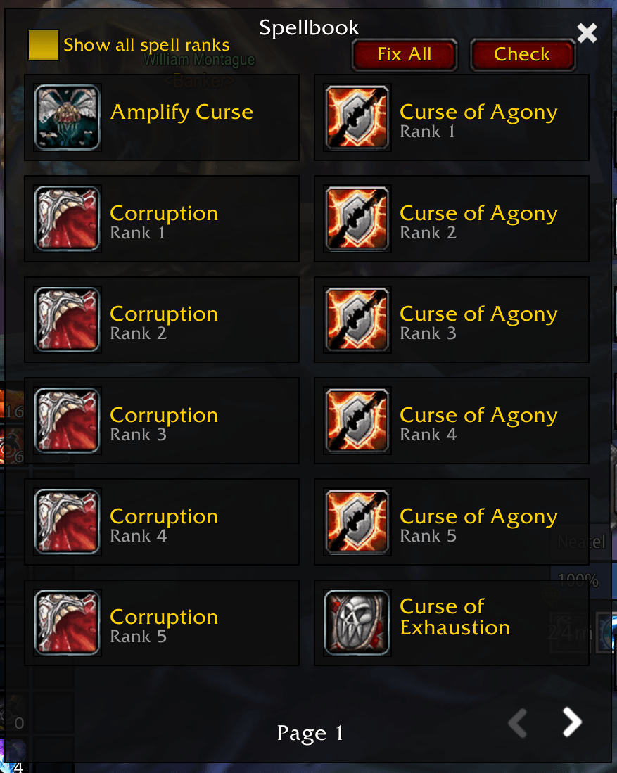 ActionBarAudit Scan-Ergebnis