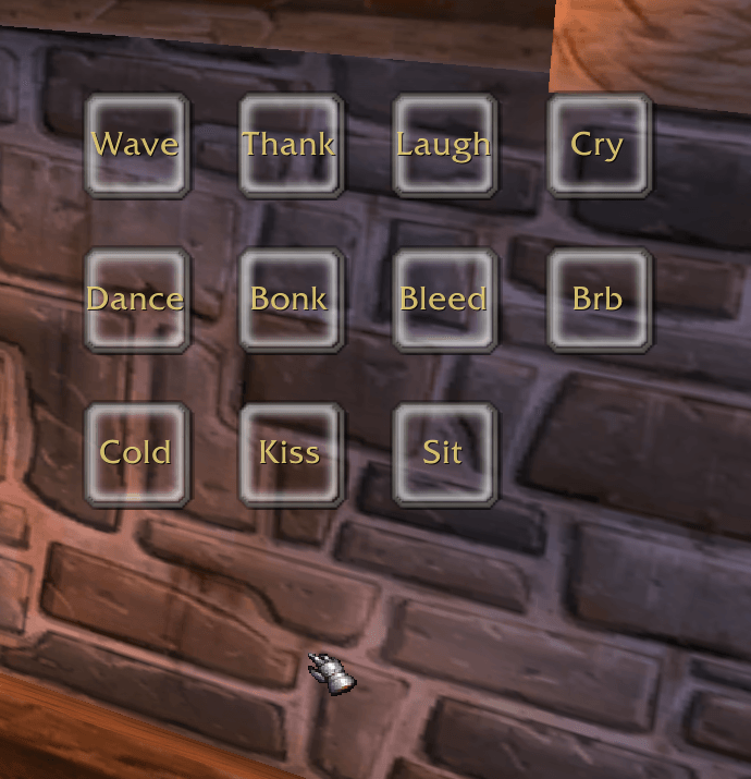 EmoteRadialMenu Radial-Ansicht